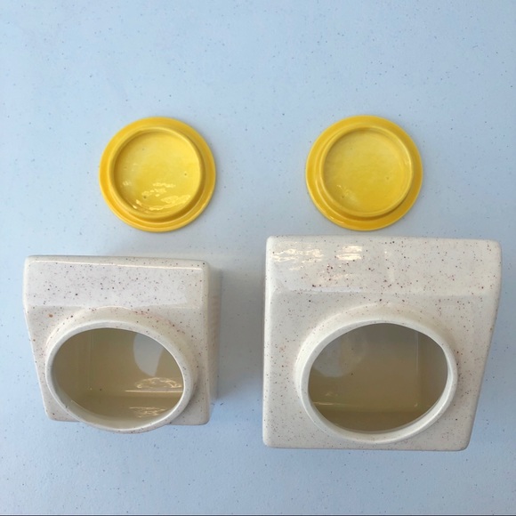 Vintage Kitchen Yellow Canister Set - Picture 6 of 8